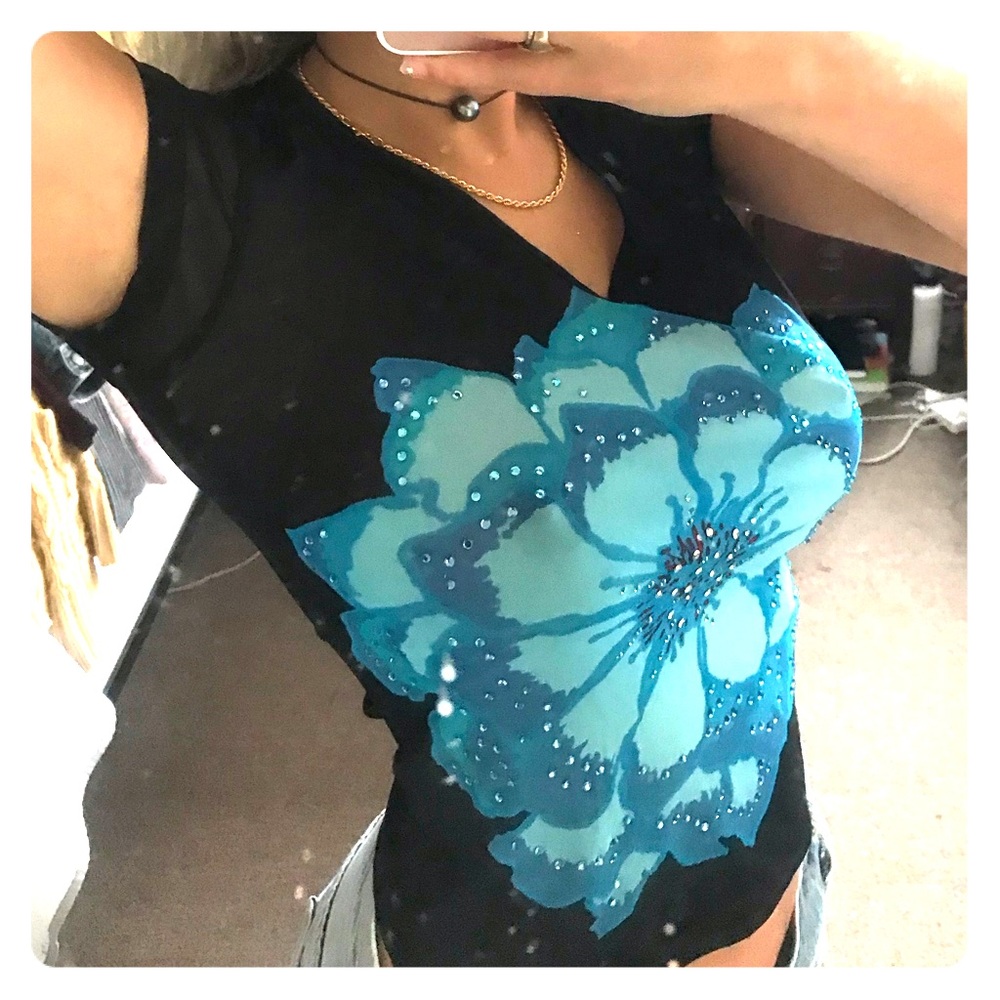 Vintage mesh blouse
